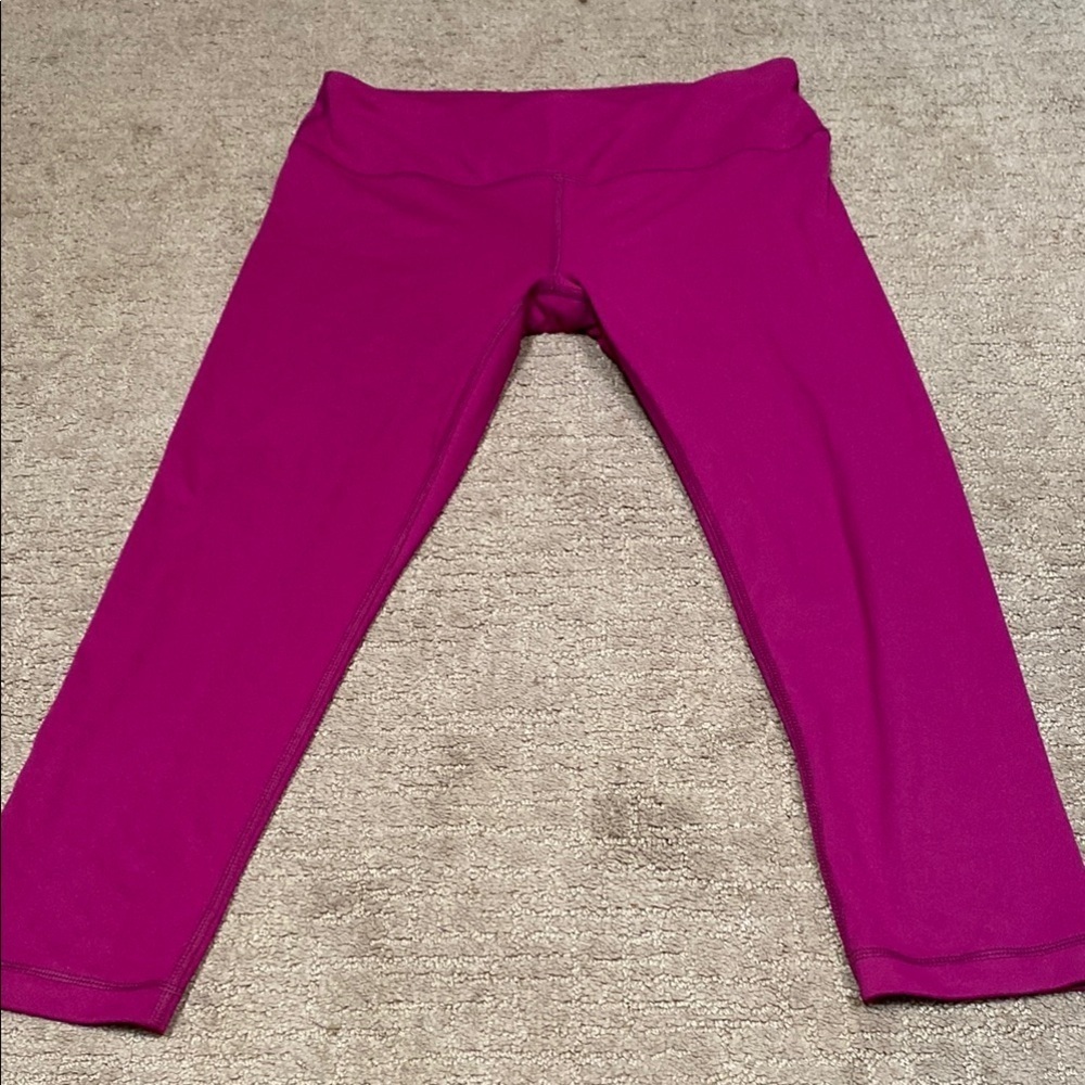 Yogalicious Hot Pink High-Waist Leggings Large Athletic Activewear